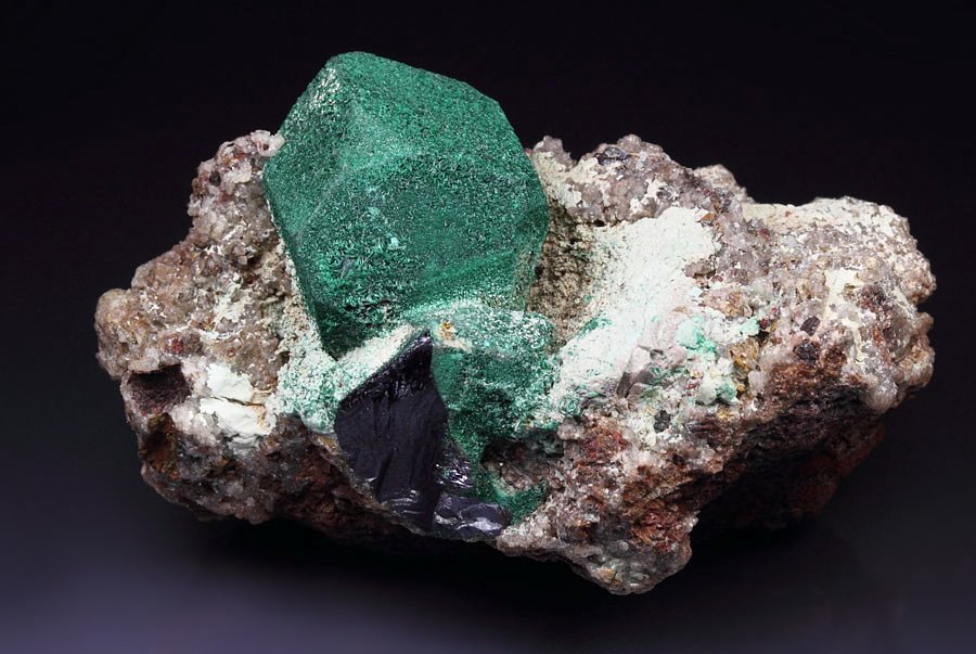 CUPRITE with MALACHITE coating