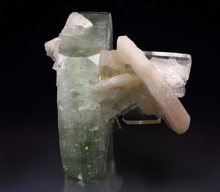 APOPHYLLITE, STILBITE - floater