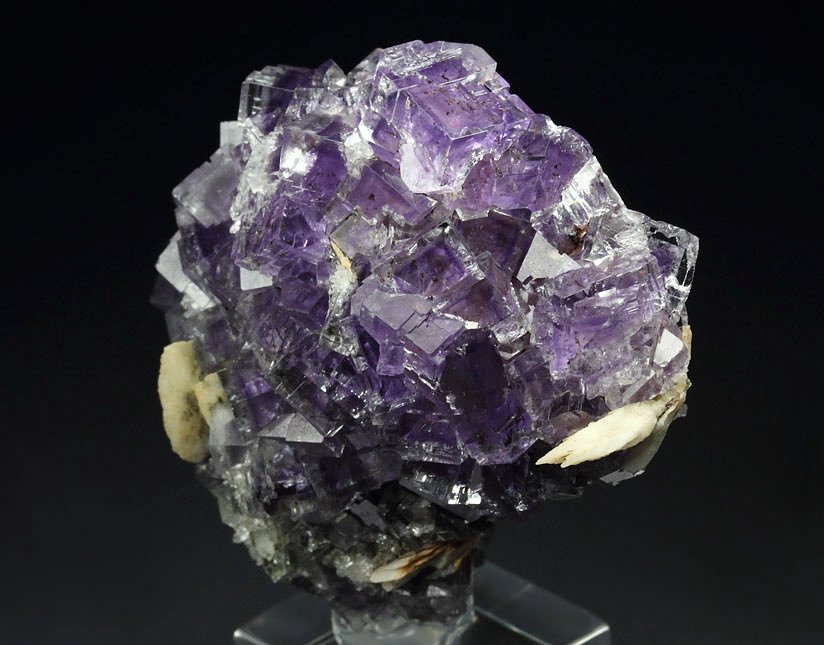 FLUORITE with PHANTOMS, BARYTE, QUARTZ