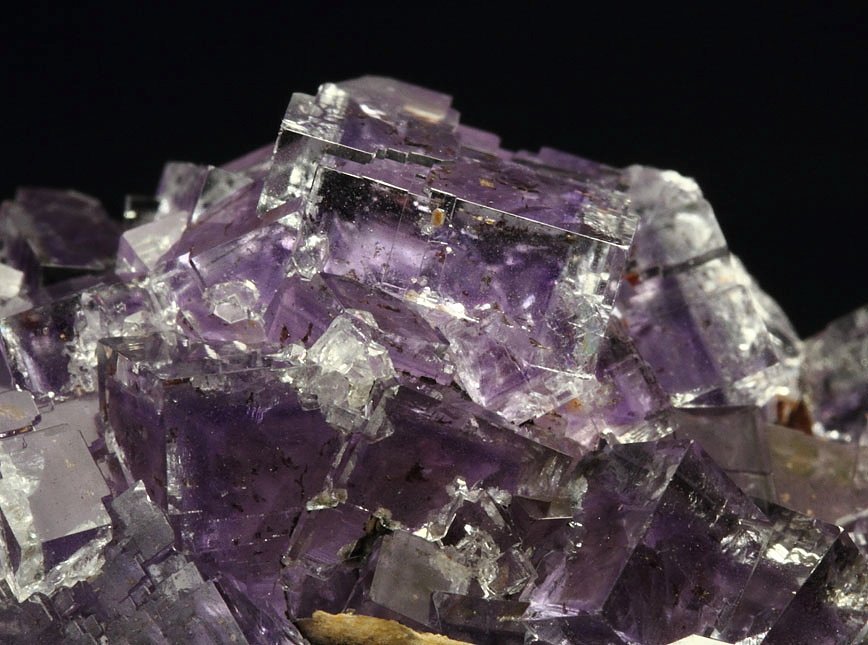 FLUORITE with PHANTOMS, BARYTE, QUARTZ