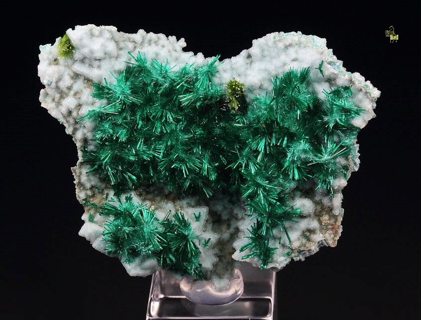 BROCHANTITE, CHRYSOCOLLA, LIBETHENITE