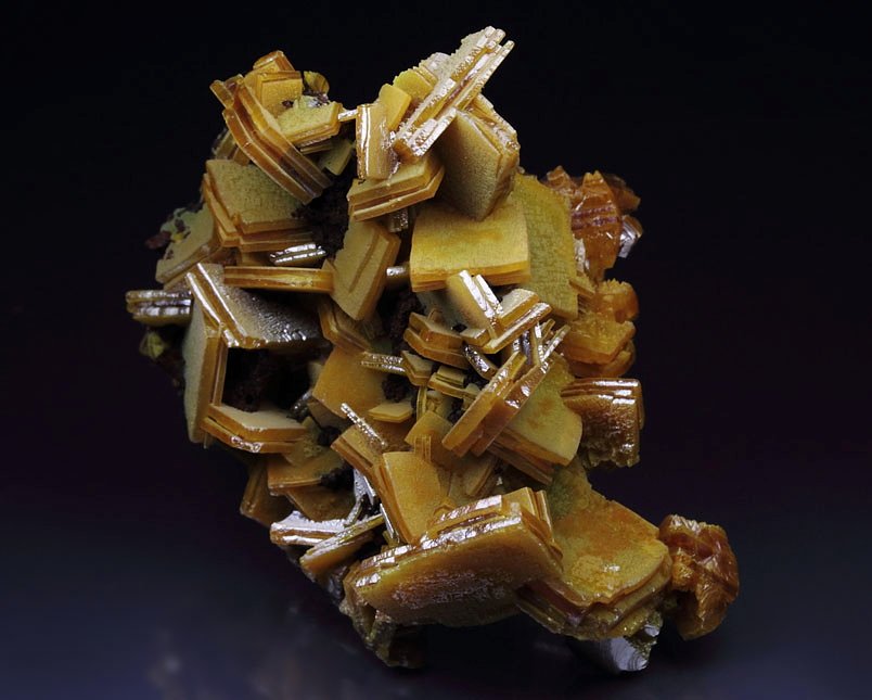 WULFENITE - two habits