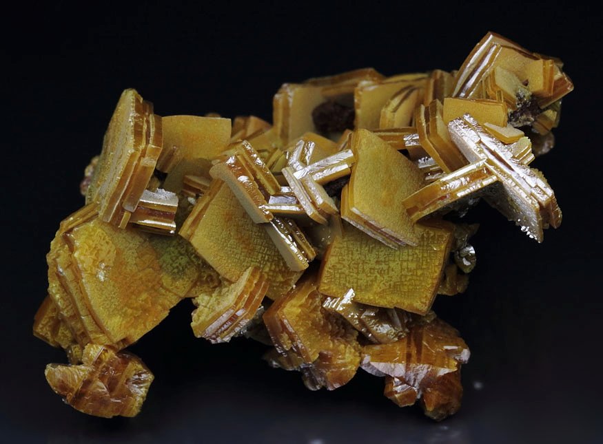 WULFENITE - two habits