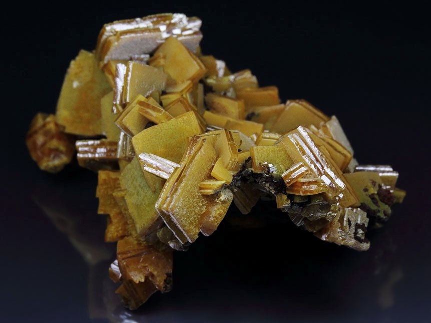 WULFENITE - two habits