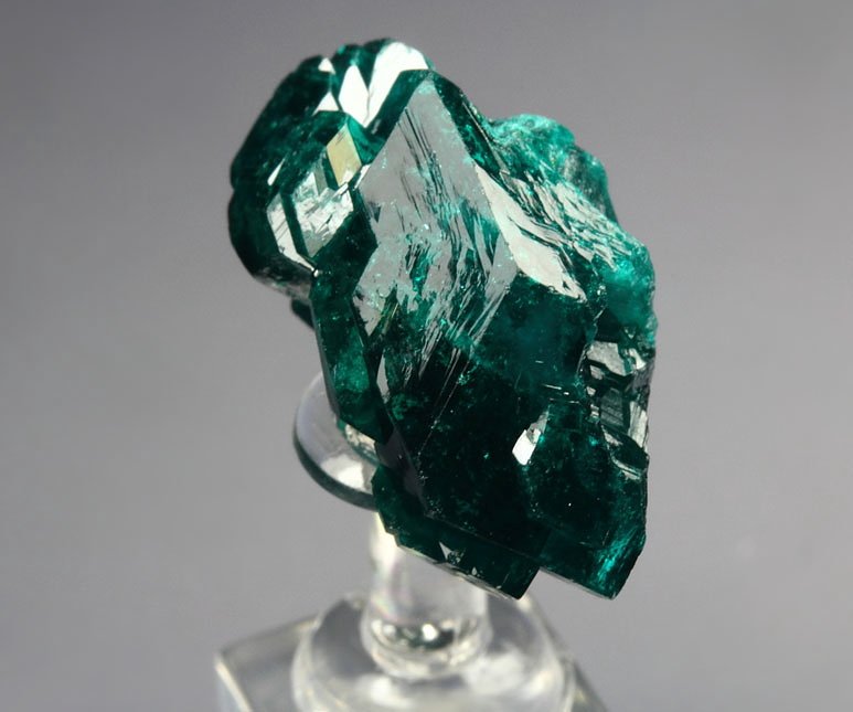 gemmy DIOPTASE bi-terminated