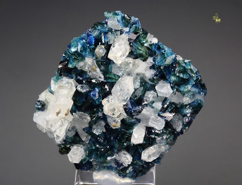 new find - gem LAZULITE, QUARTZ