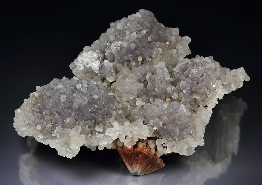 orange SCOLECITE, CHALCEDONY