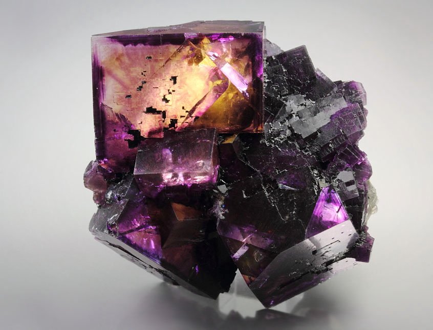 FLUORITE with PHANTOMS