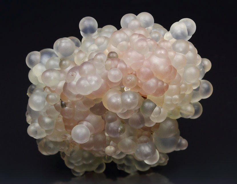 orange SCOLECITE, CHALCEDONY