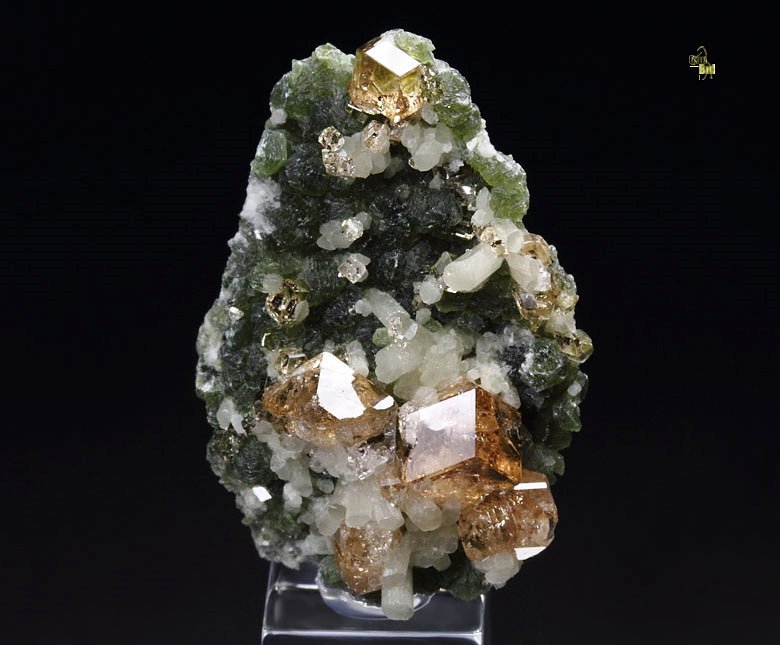 gem GARNET var. GROSSULAR, CLINOCHLORE, DIOPSIDE