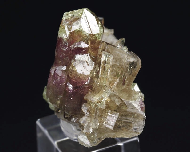 gem bi-terminated VESUVIANITE bi-color, DIOPSIDE