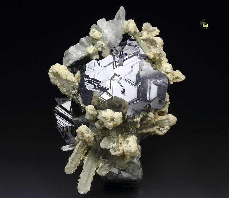 GALENA twinned, QUARTZ, CALCITE