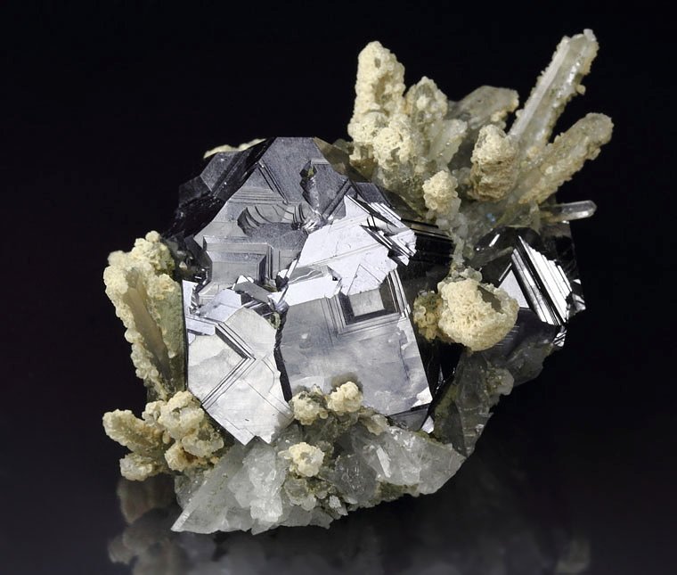 GALENA twinned, QUARTZ, CALCITE