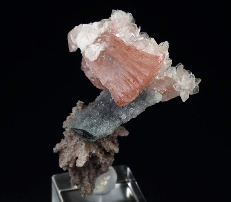 HEULANDITE, STILBITE, CHALCEDONY