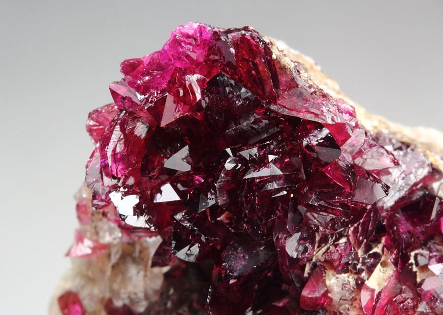 gem ROSELITE, CALCITE