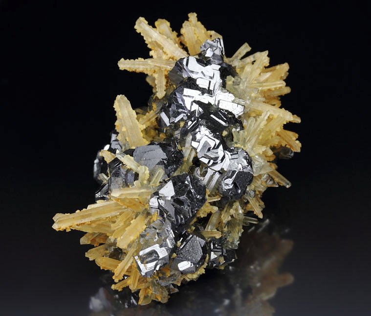 GALENA twinned, QUARTZ, CALCITE