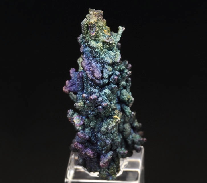 CHALCOCITE, DJURLEITE, iridescent CHALCOPYRITE