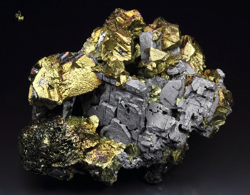 skeletal GALENA, CHALCOPYRITE