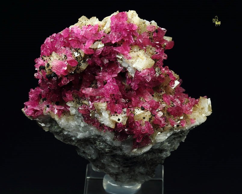 gemmy ROSELITE, DOLOMITE, HETEROGENITE