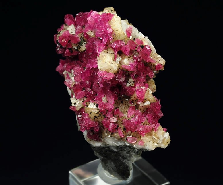 gemmy ROSELITE, DOLOMITE, HETEROGENITE