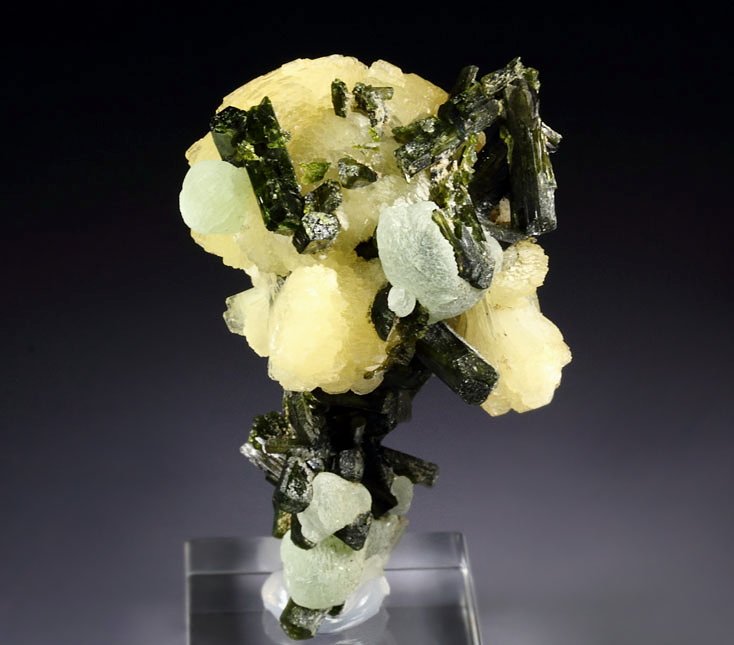 STILBITE-STELLERITE series, PREHNITE, EPIDOTE