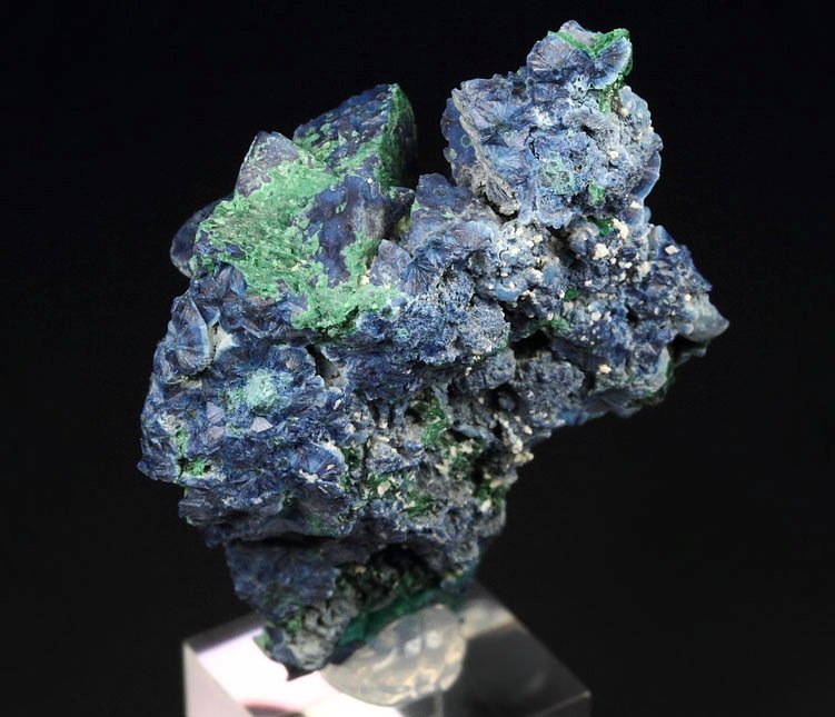 SHATTUCKITE pseudomorph after DIOPTASE, MALACHITE