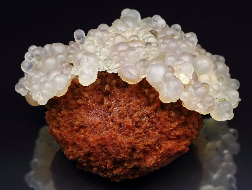 orange SCOLECITE, CHALCEDONY