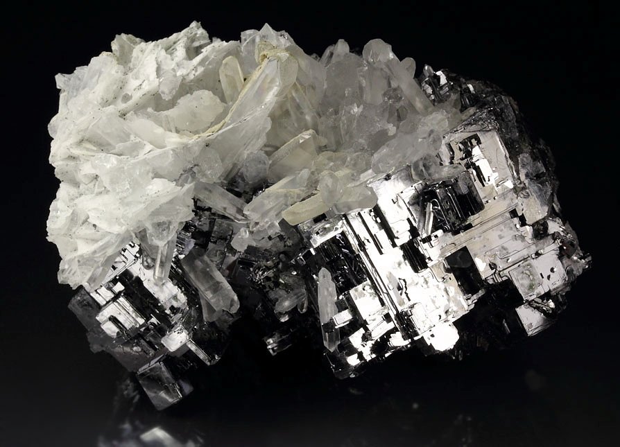 skeletal GALENA, SPHALERITE, QUARTZ