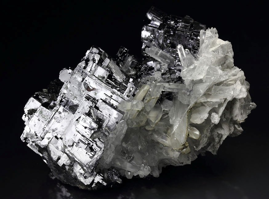 skeletal GALENA, SPHALERITE, QUARTZ