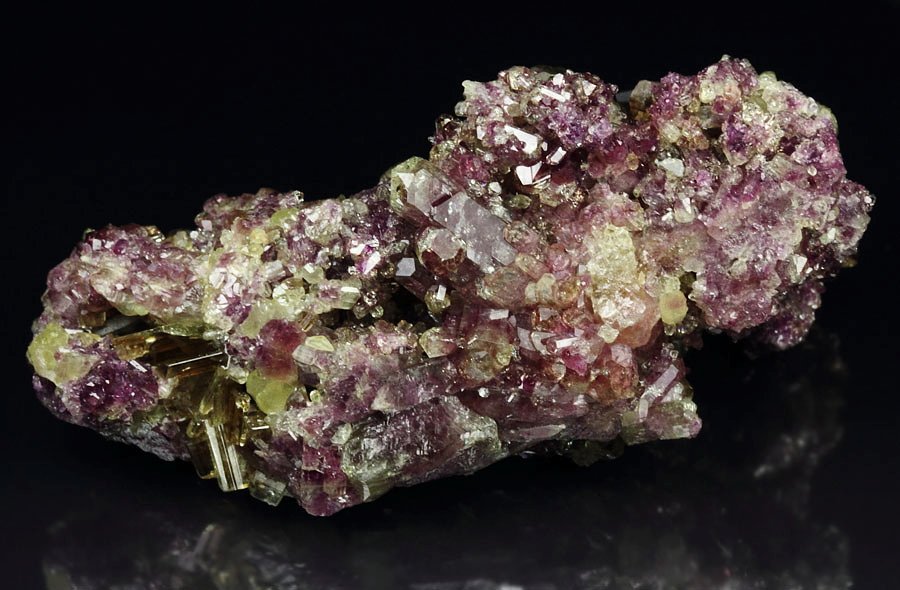 gem bi-terminated VESUVIANITE bi-color, DIOPSIDE