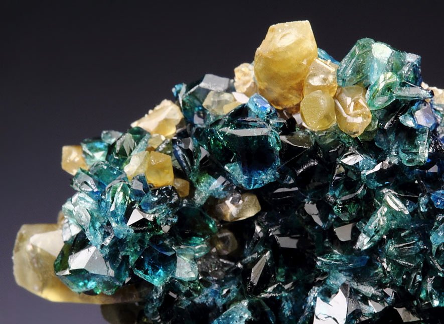 new find - gem LAZULITE, gem KULANITE, SIDERITE 