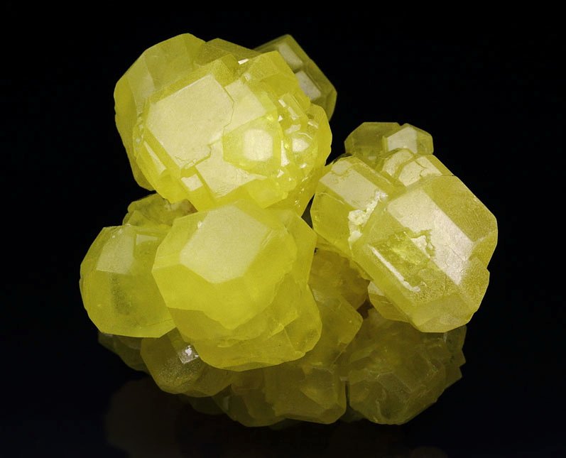 SULPHUR, ARAGONITE