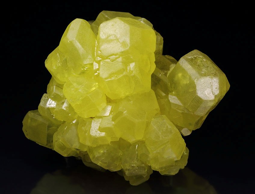 SULPHUR, ARAGONITE