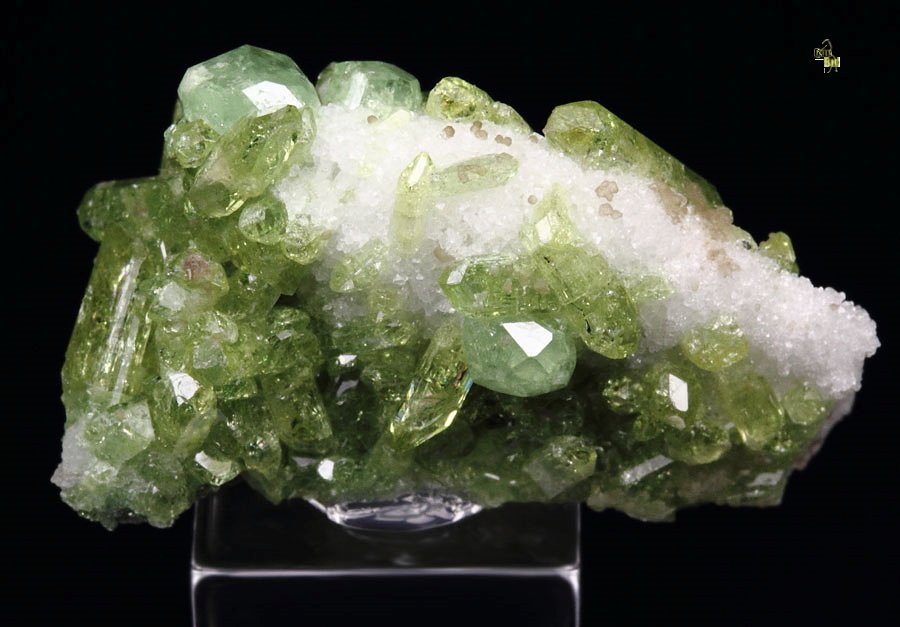 gem VESUVIANITE, gem GARNET var. GROSSULAR