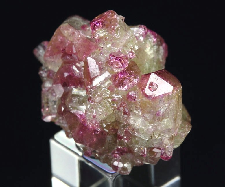 gem VESUVIANITE with RASPBERRY CAPS