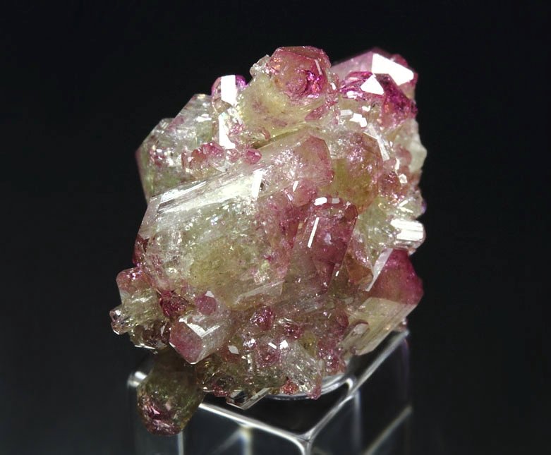 gem VESUVIANITE with RASPBERRY CAPS