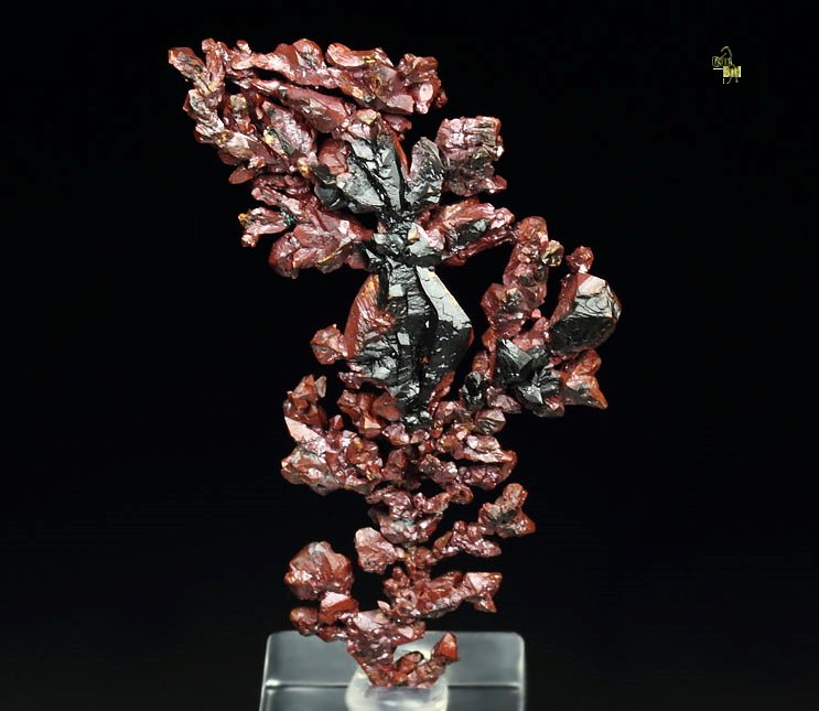 spinel-twinned COPPER, CUPRITE