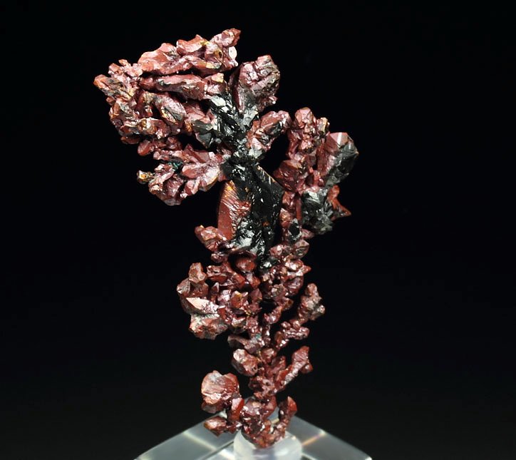 spinel-twinned COPPER, CUPRITE