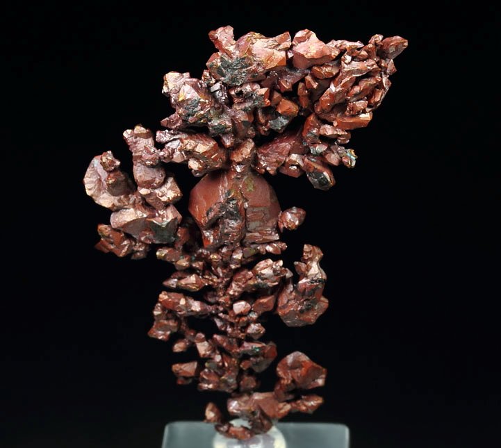 spinel-twinned COPPER, CUPRITE