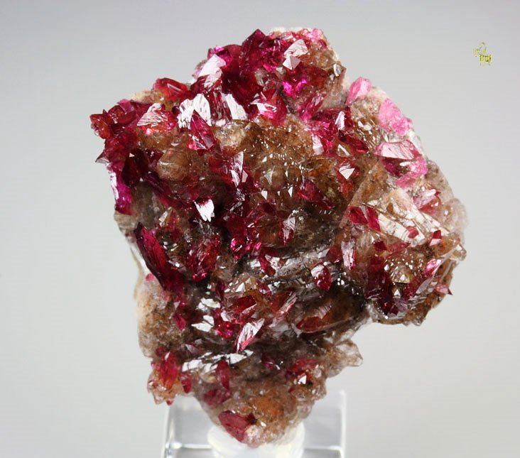 gem ROSELITE, CALCITE