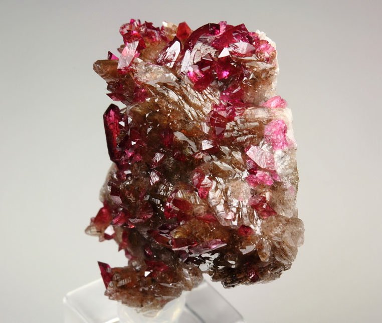 gem ROSELITE, CALCITE