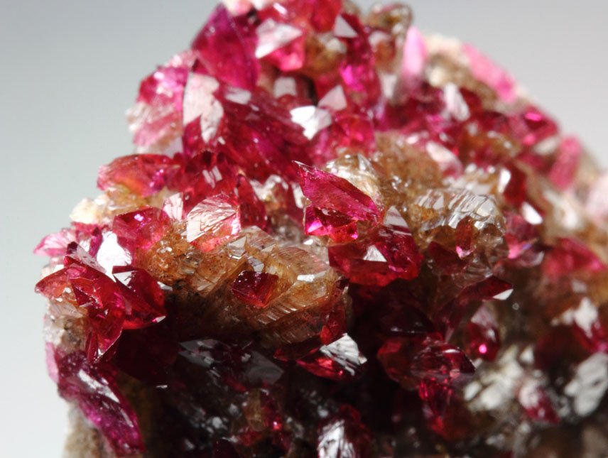 gem ROSELITE, CALCITE