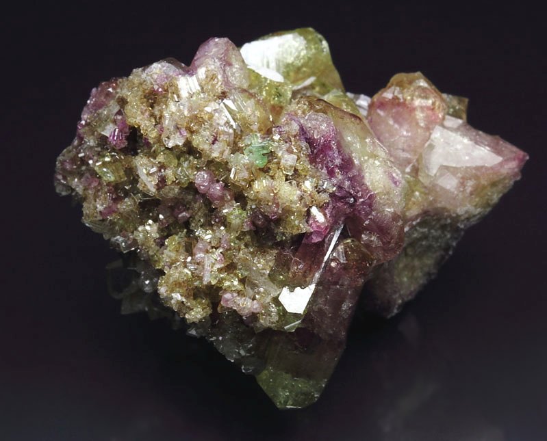 gemmy VESUVIANITE multicolor, DIOPSIDE