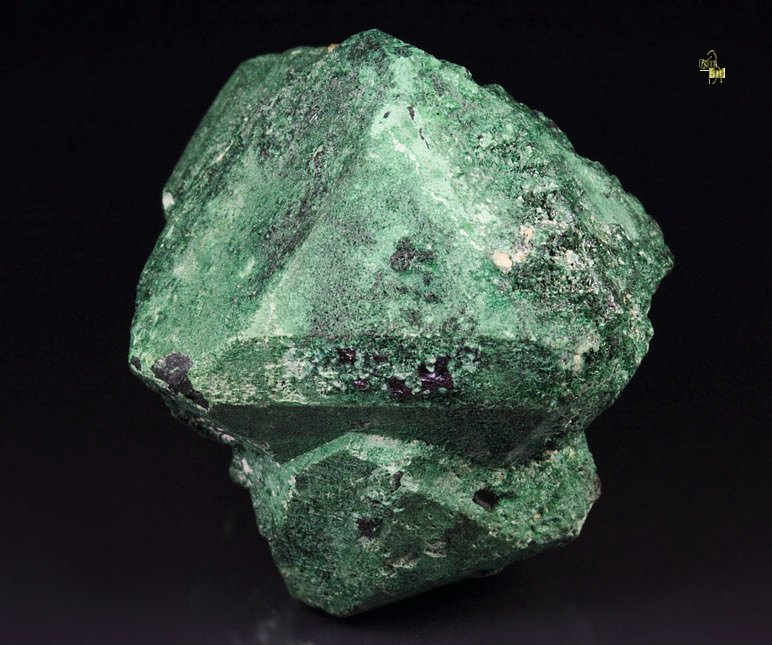 CUPRITE with MALACHITE coating - floater