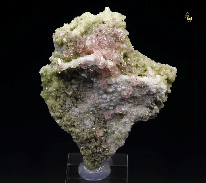 gem PINK GARNET var. GROSSULAR, DIOPSIDE, ALBITE