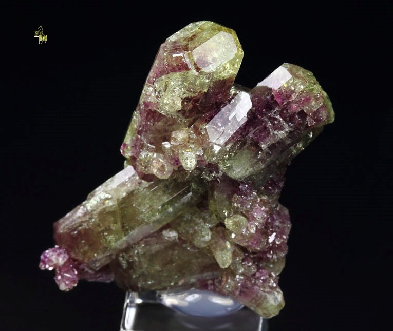 gem bi-terminated VESUVIANITE bi-color