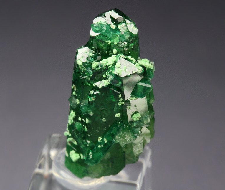 gem VESUVIANITE var. CHROMIAN, DIOPSIDE