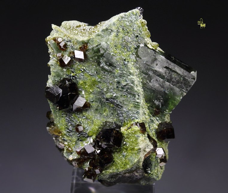 GARNET var. ANDRADITE, DIOPSIDE, EPIDOTE