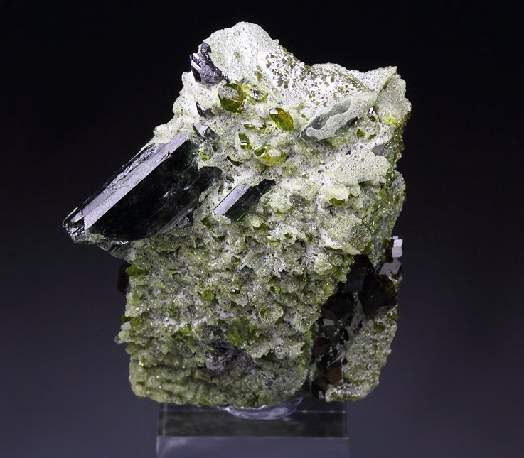 GARNET var. ANDRADITE, DIOPSIDE, EPIDOTE