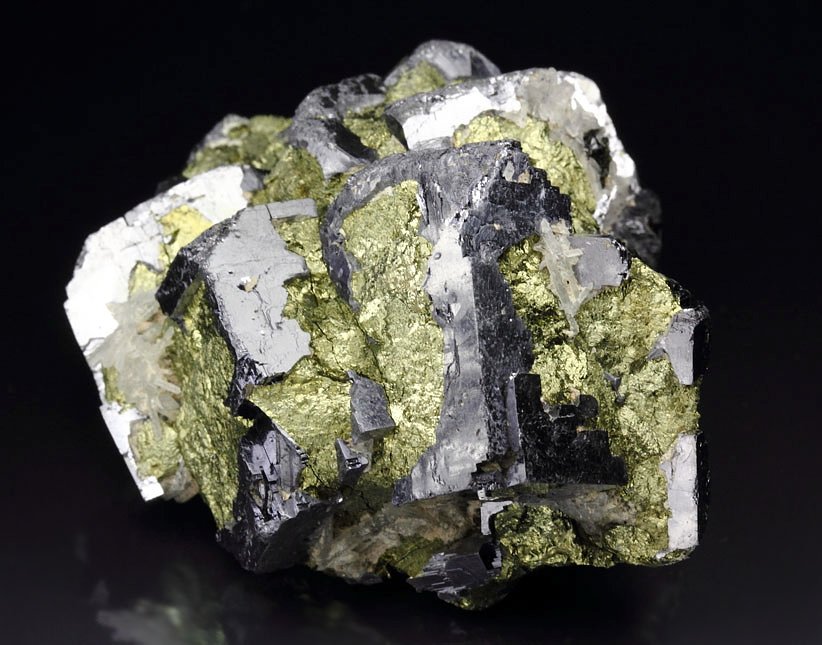 GALENA, CHALCOPYRITE, QUARTZ